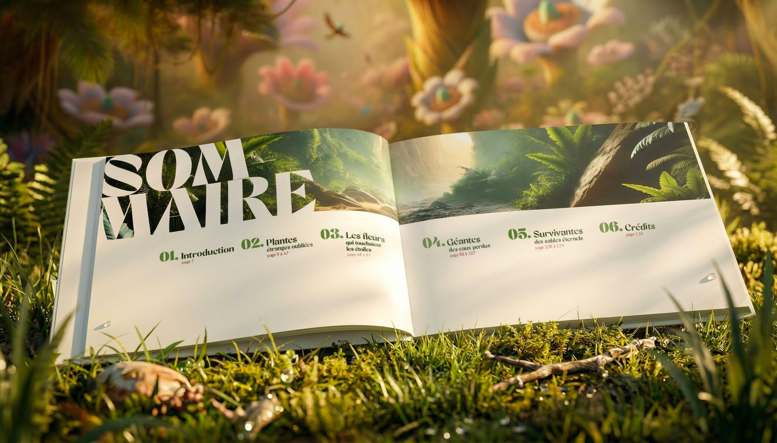Sommaire plantes et fleurs préhistorique géantes